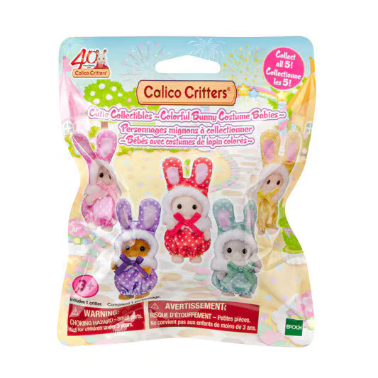 Cutie Collectibles -Colorful Bunny Costume Babies- Blind Bag