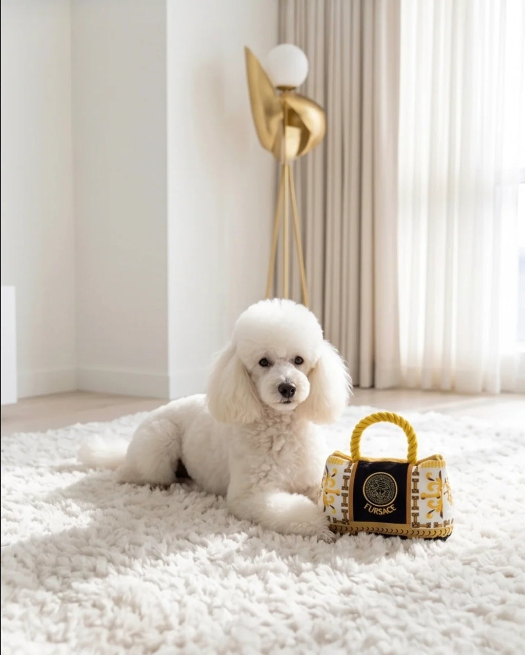 Fursace Handbag | Squeaky Plush Dog Toy