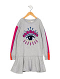 Kenzo Eye Sweatshirt Dress
