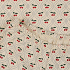 Cherry Motif Lin Frill Set