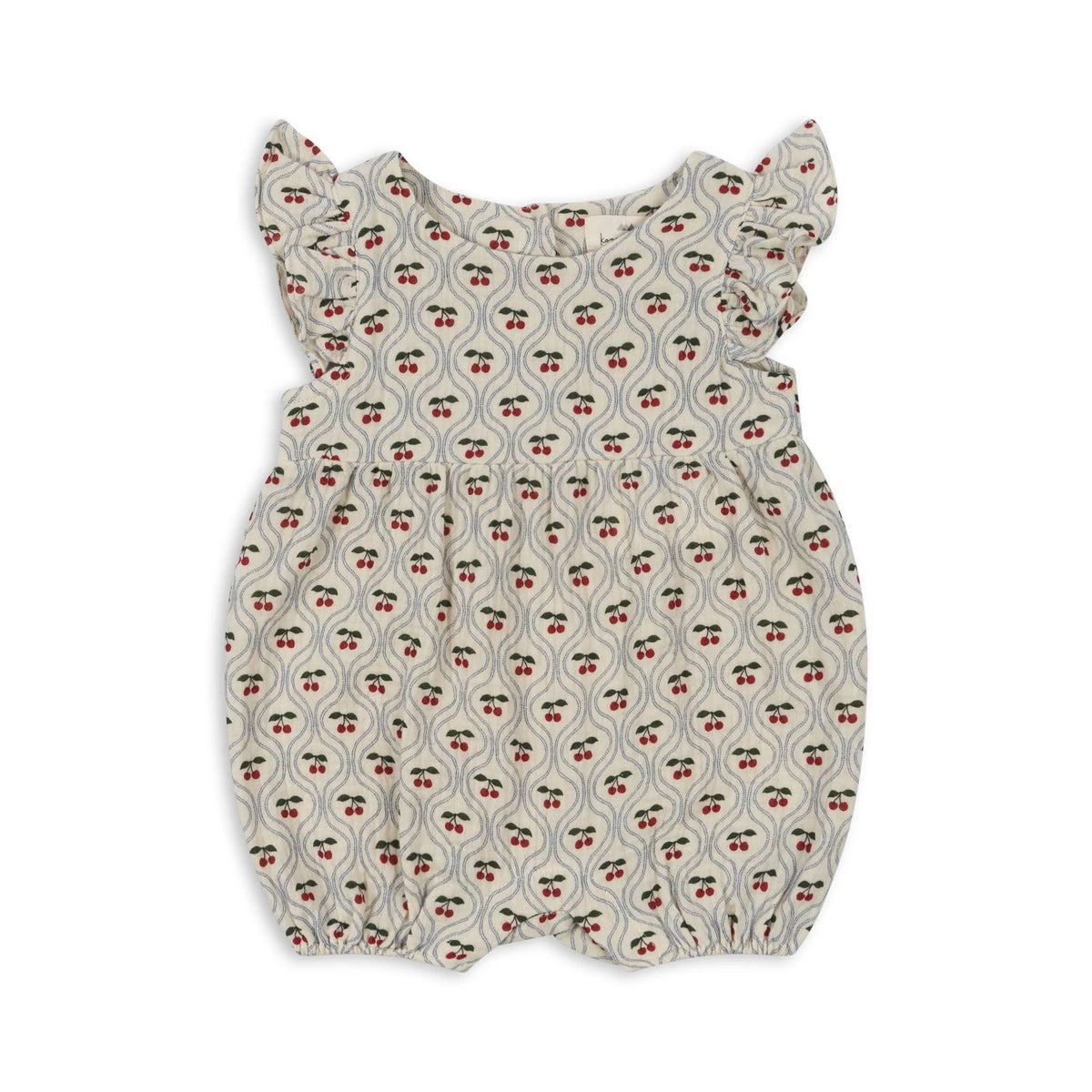 Coco Frill Romper Cherry Motif