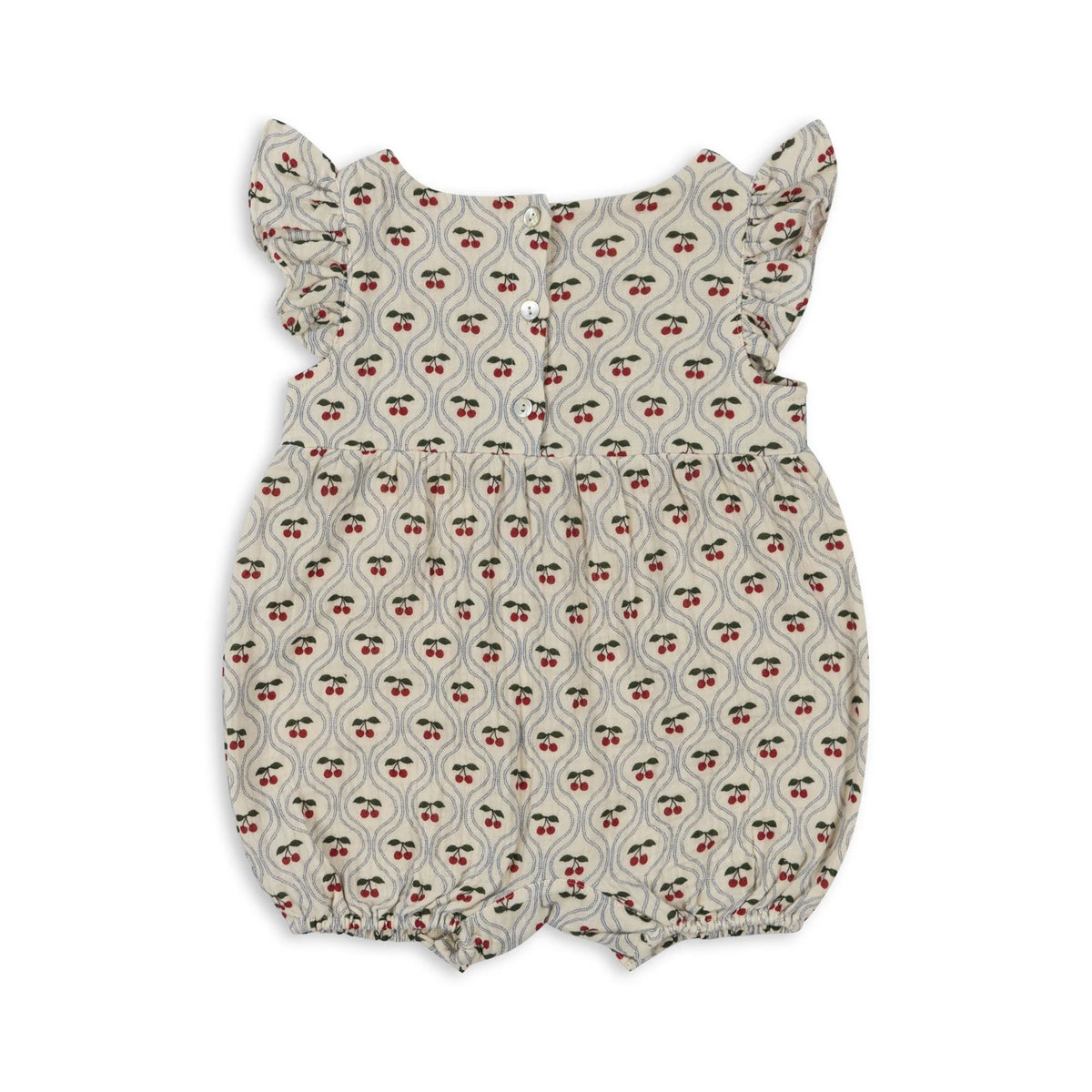 Coco Frill Romper Cherry Motif