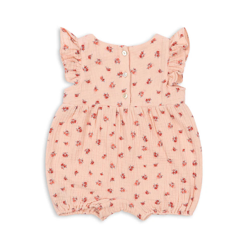 Coco Frill Romper Peonia Pink