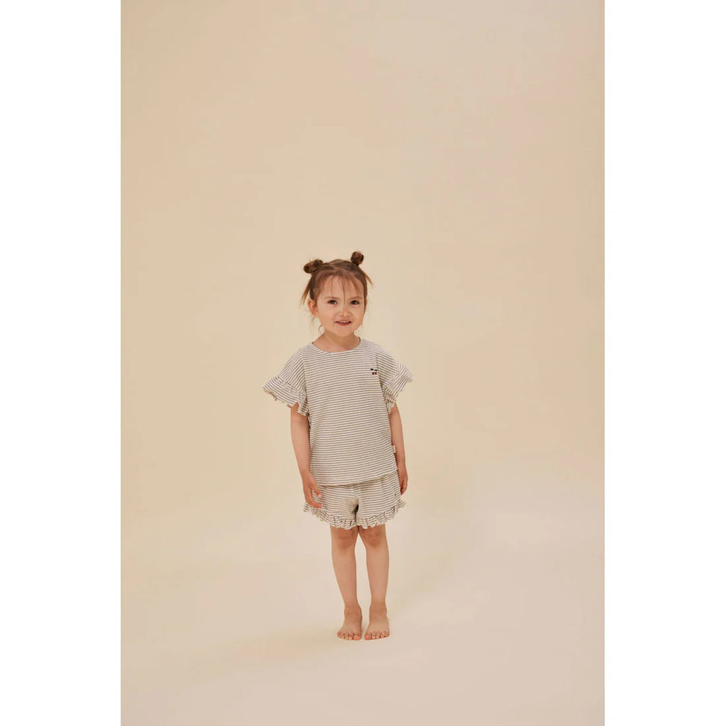 Itty Frill Tee GOTS Stripe
