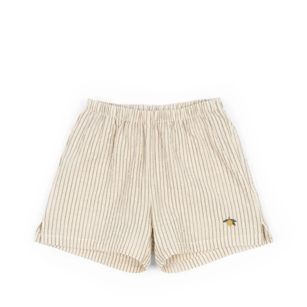 Elliot Shorts GOTS Tea Stripe
