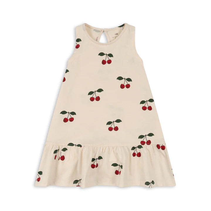 Lin Dress GOTS Ma Grande Cerise