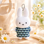 Miffy Pattern T-Shirt Plush Keychain