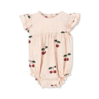 Elin Romper GOTS Ma Grande Cerise