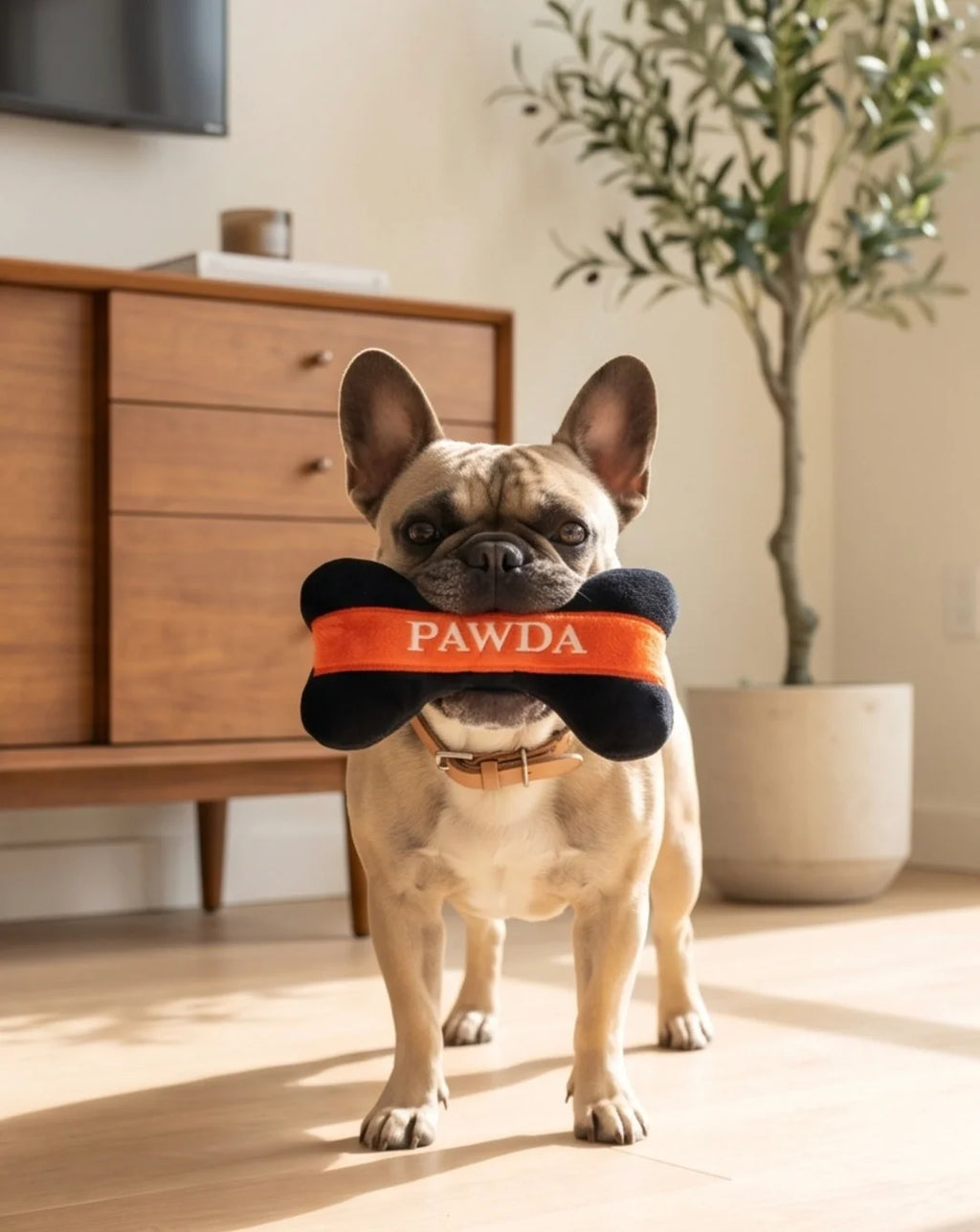 Pawda Bone | Squeaky Plush Dog Toy