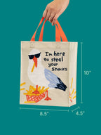 Blue Q - Steal Your Snacks Handy Tote