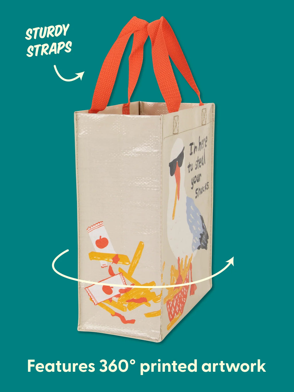 Blue Q - Steal Your Snacks Handy Tote