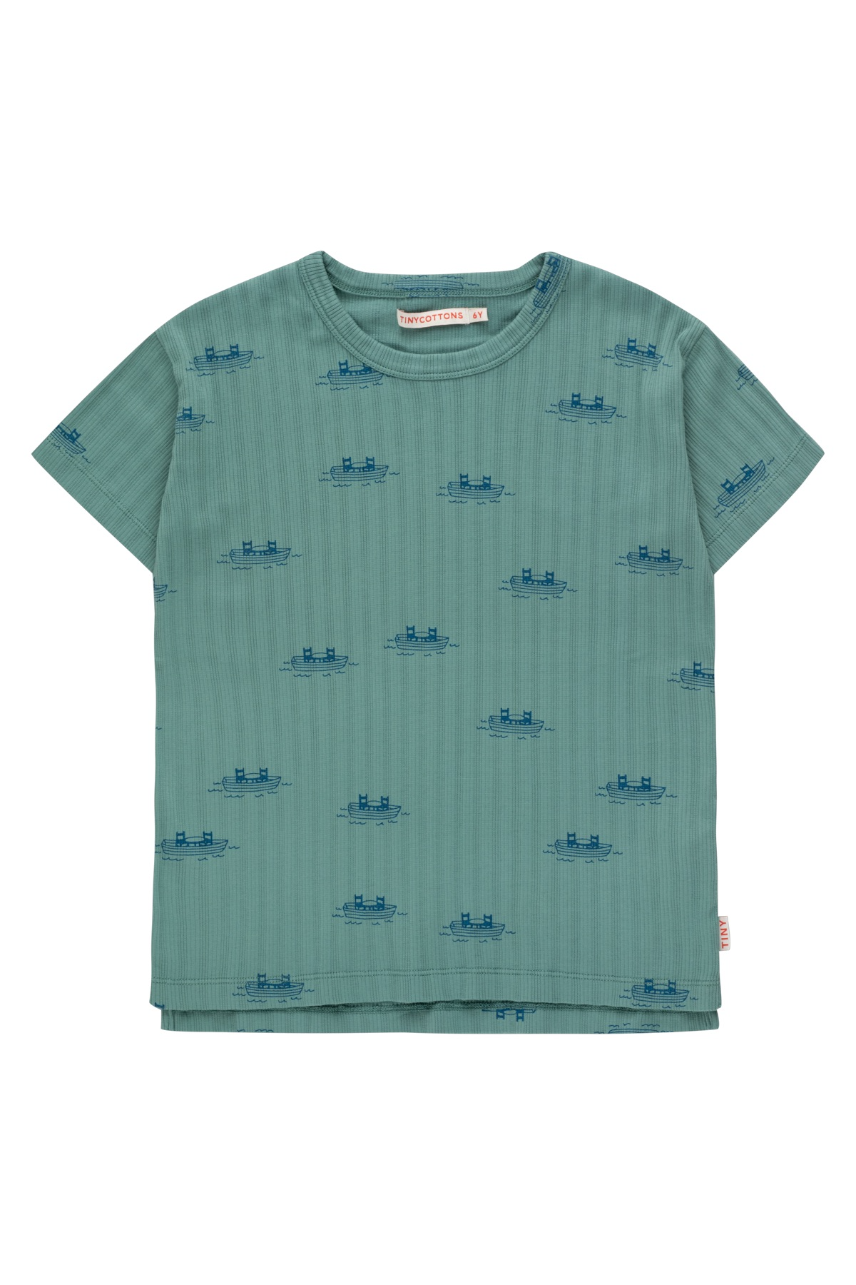 Sea Table Tee - Light Teal/Real Blue