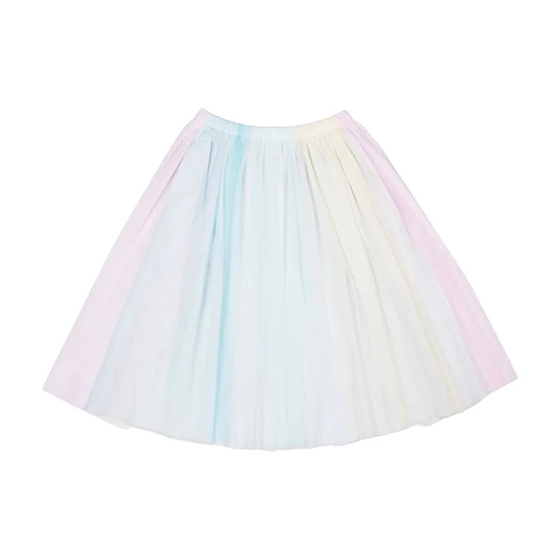 Care Bears Multicolor Tulle Midi Skirt