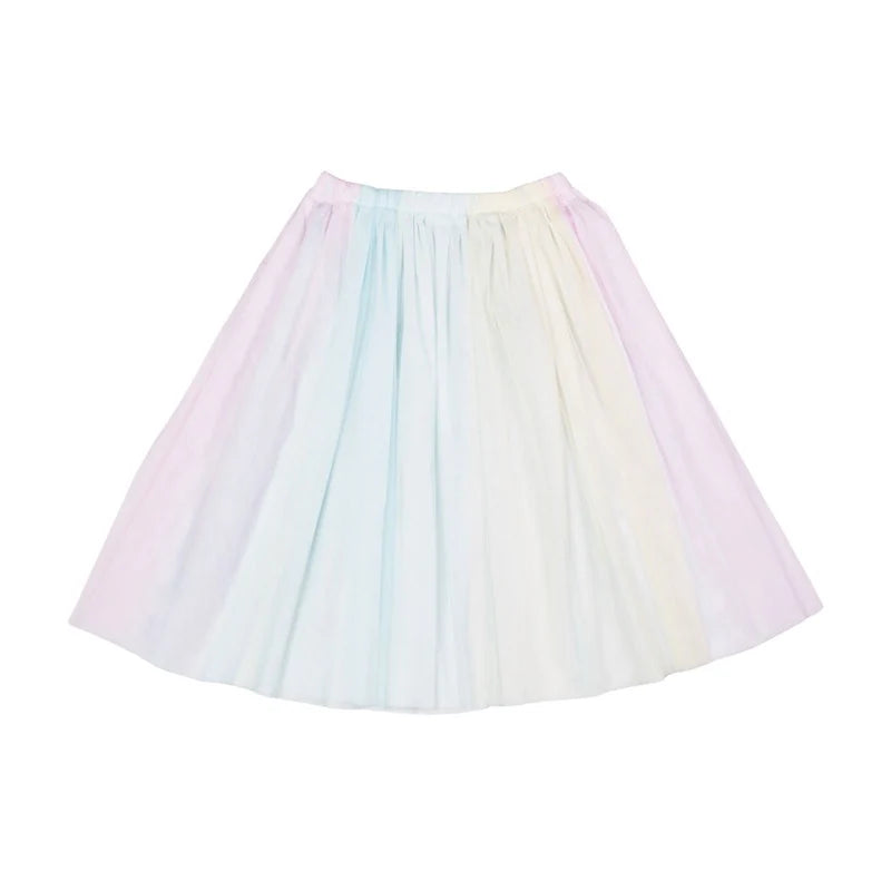 Care Bears Multicolor Tulle Midi Skirt