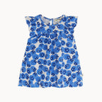 Maya Frill Shoulder Dress Blueberry