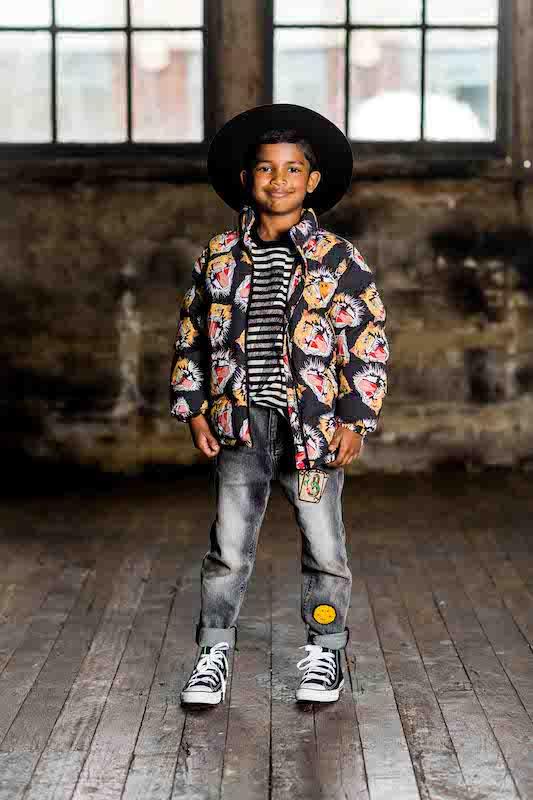 Tiger Puff Padded Jacket with Lining