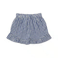 Vichy Frills Shorts - Light cream/Ultramarine