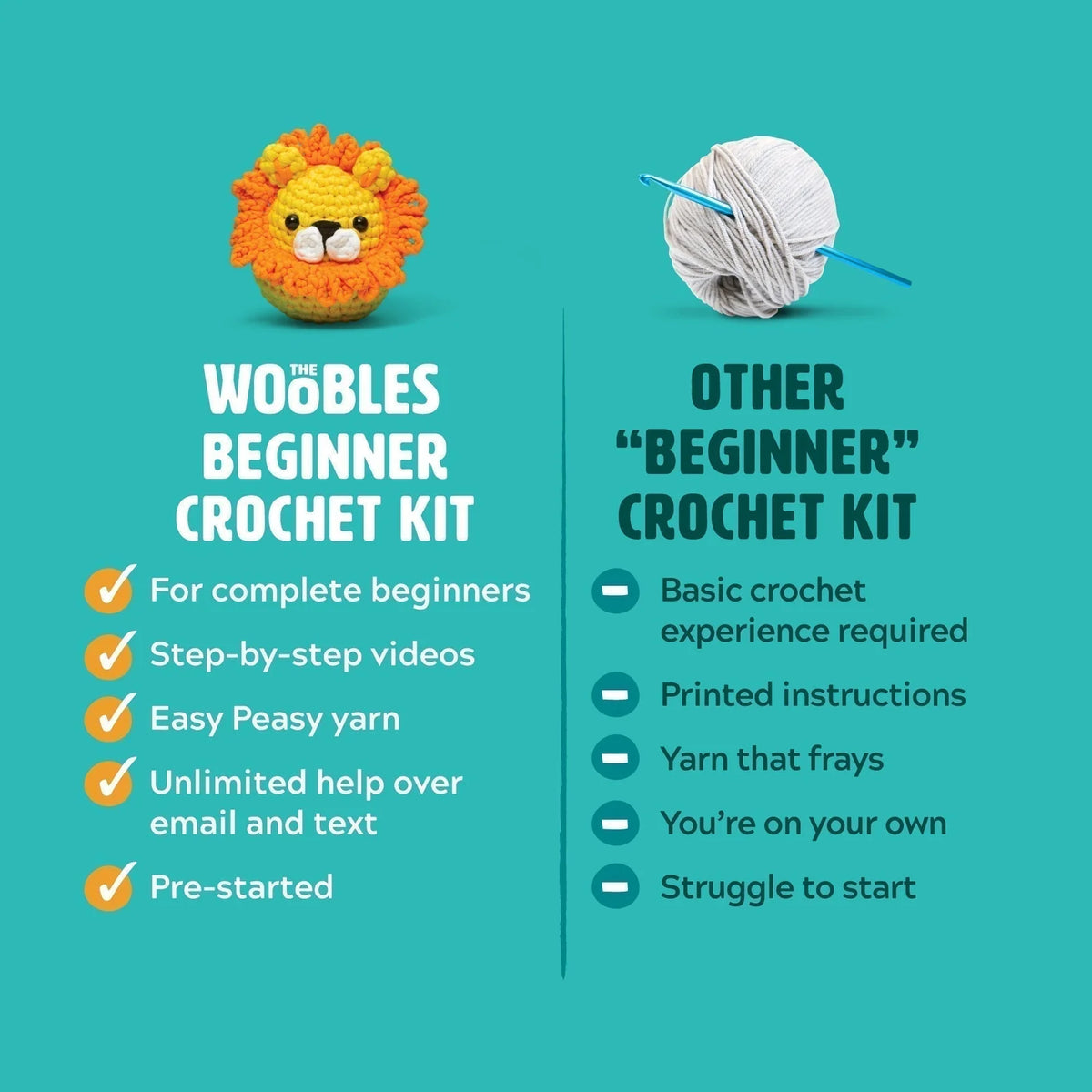 The Woobles Snoopy Crochet Kit