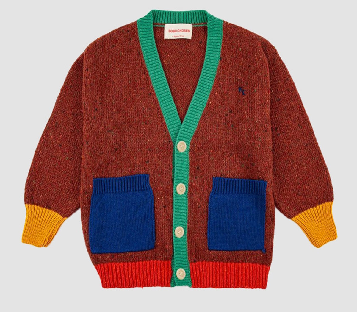 Color Block Cardigan