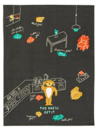 Blue Q The Dog Will Get It Dish Towel