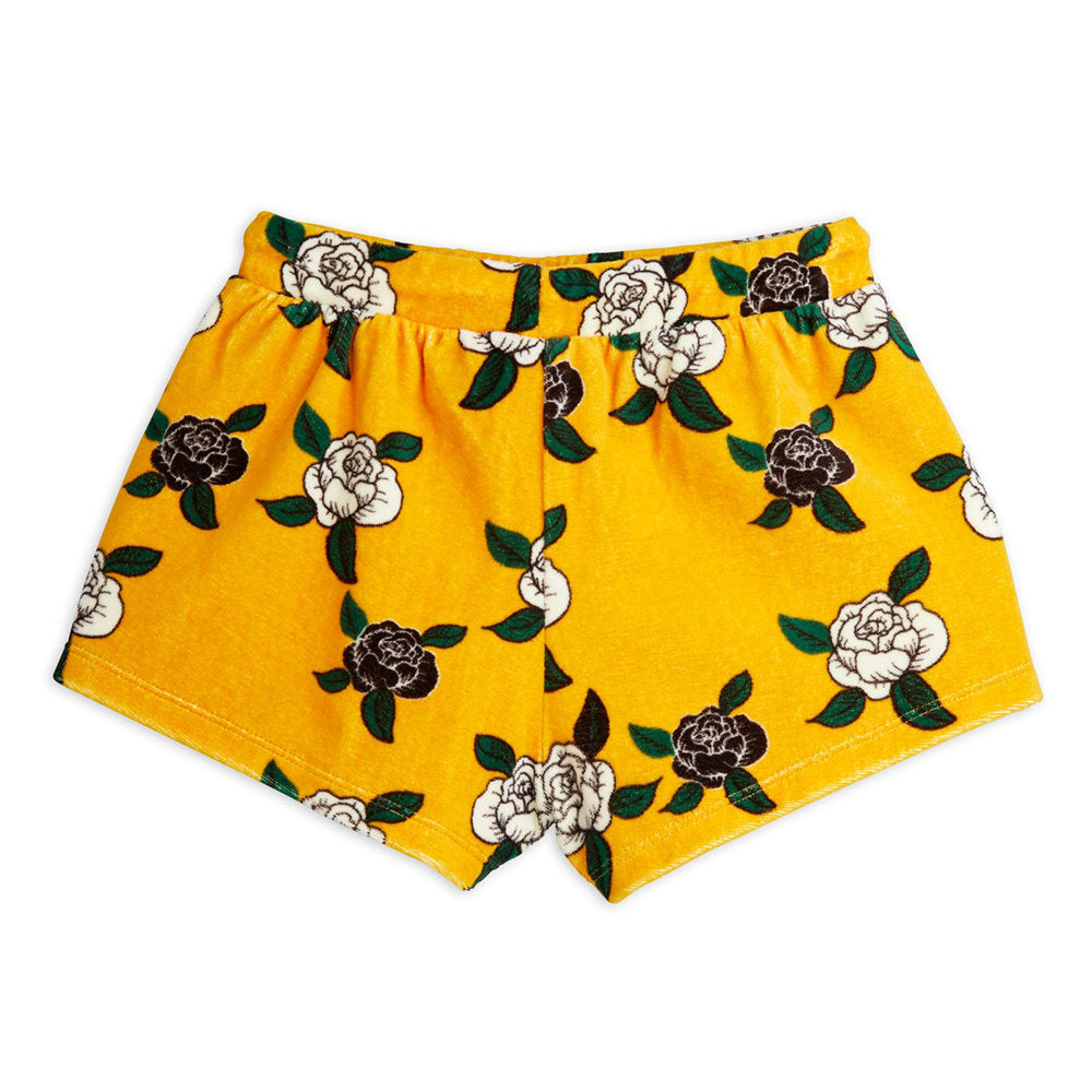 Roses Velour Shorts
