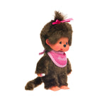 Monchhichi Standard Girl with pink bib