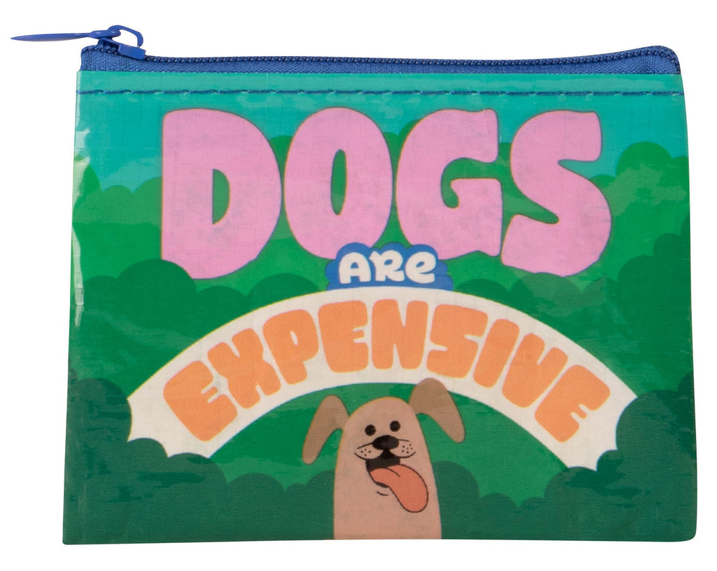 Blue Q Dogs Are Expensive Coin Purse