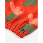 Sea Flower All Over Woven Short Sleeve Top