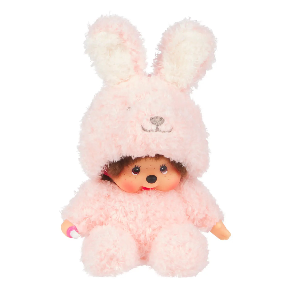 Monchhichi Sitting Fluffy Bunny Doll Plush