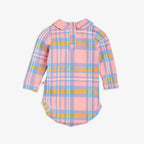 Check AOP Long Sleeve Body