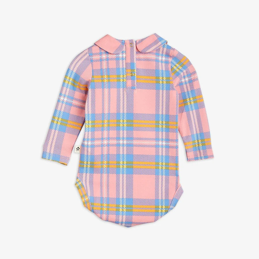 Check AOP Long Sleeve Body