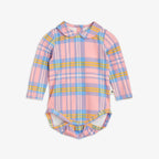 Check AOP Long Sleeve Body