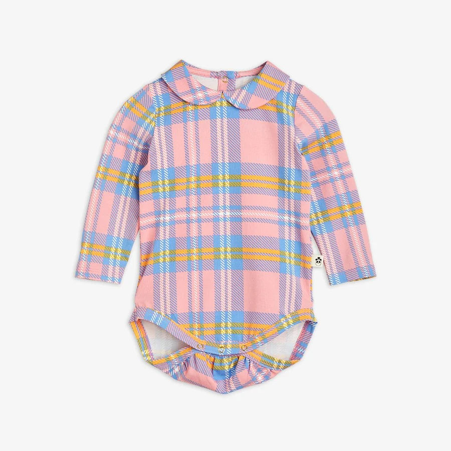 Check AOP Long Sleeve Body