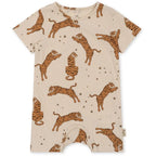 Basic Romper Tiger Sand