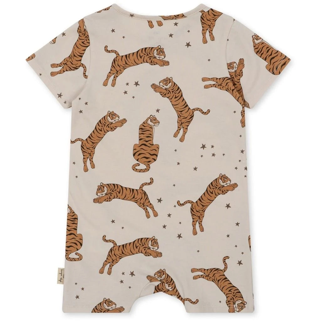 Basic Romper Tiger Sand