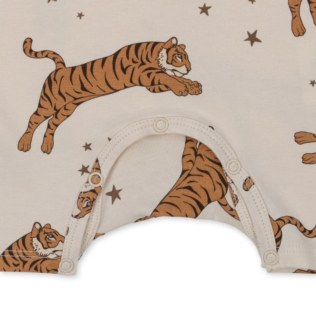 Basic Romper Tiger Sand