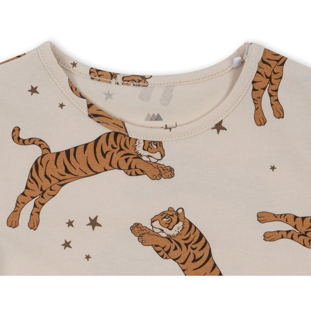 Basic Romper Tiger Sand