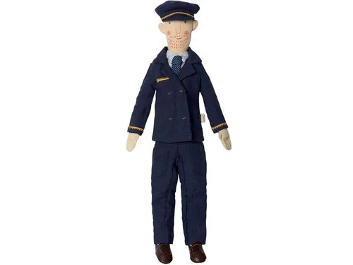 Maileg Pilot Suit Set - Ginger Family, Dad (Size 2)