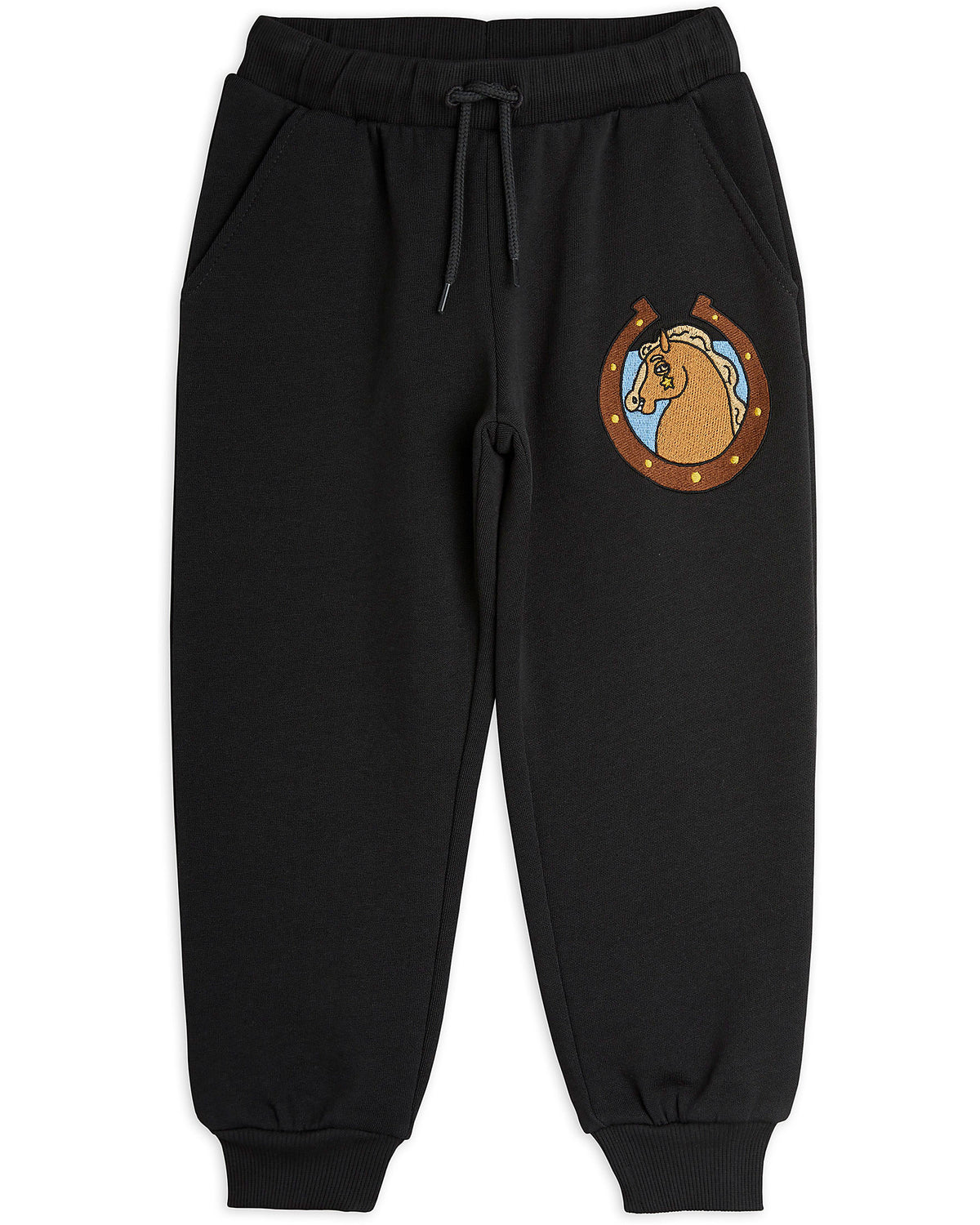 Horses Embroidered Sweatpants