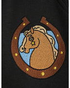 Horses Embroidered Sweatpants