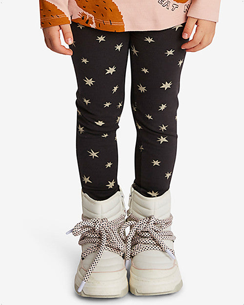 Slim Pants Stars - Washed Black