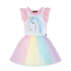 Blue Unicorn Singlet Circus Dress