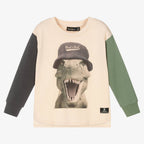 Rock N Roll Rex Long Sleeve T-Shirt Boxy Fit