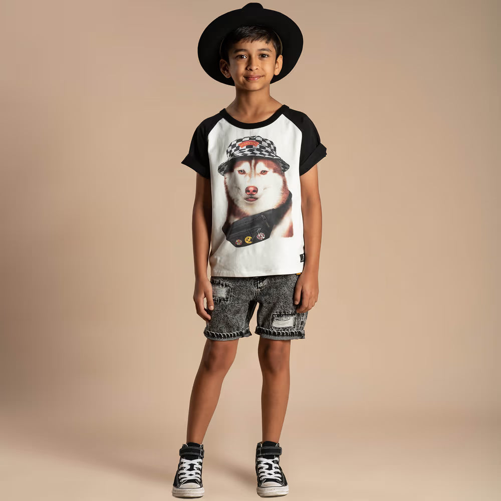 Rock N Roll Dog Boxy Fit T-Shirt