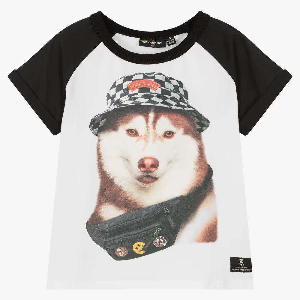 Rock N Roll Dog Boxy Fit T-Shirt
