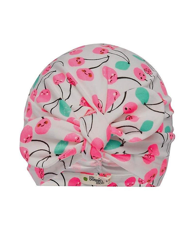Peninsula Turban Baby Hat Cherries