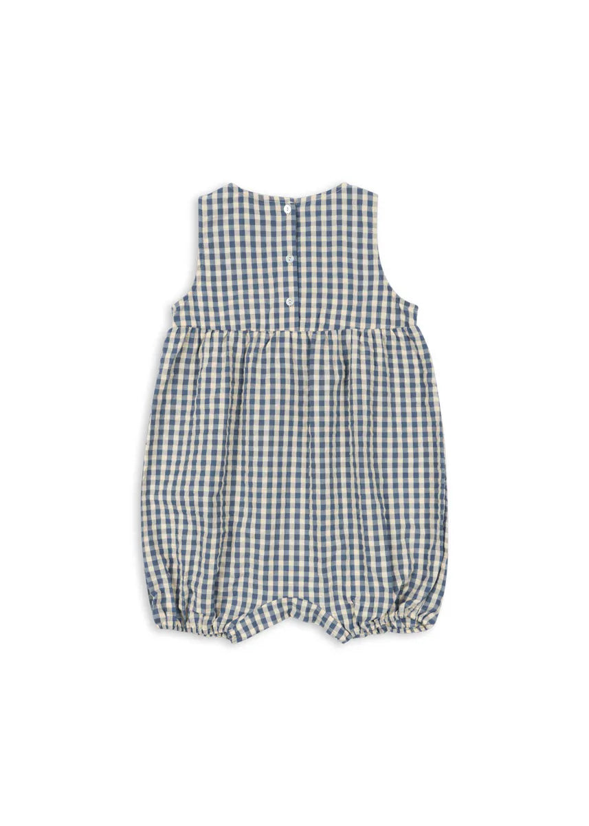 Kim Romper Captains Blue Check